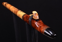 Yellow Cedar Burl Native American Flute, Minor, Low E-4, #F35J